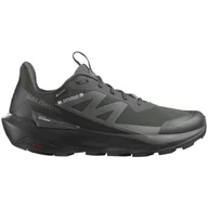Buty trekkingowe męskie - Męskie buty turystyczne Salomon Elixir Activ Gore-Tex Rozmiar butów (UE): 43 1/3 / Kolor: czarny - miniaturka - grafika 1