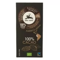 Alce Nero TABLICZKA GORZKA 100% KAKAO BIO 50 g - - Czekolada - miniaturka - grafika 1