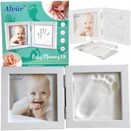 Akcesoria rzeźbiarskie - Ramka Na Zdjęcia Dzieci Gips Odcisk Dłoni Stóp Diy - miniaturka - grafika 1
