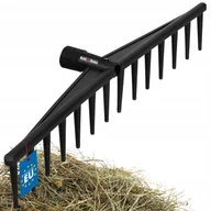 Grabie i motyki - GRABIE GRABKI OGRODOWE PLASTIKOWE 14-ZĘBNE DO LIŚCI TRAWY SIANA BEZ TRZONKA - miniaturka - grafika 1