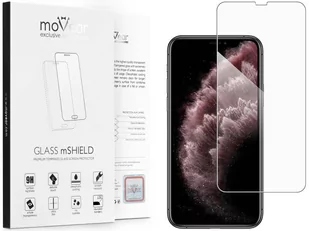 movear Szkło Hartowane 9H na Apple iPhone 11 Pro Max (6.5") do Etui GLASS mSHIELD 2.5D AI11MGPMGGF3001 - Szkła hartowane na telefon - miniaturka - grafika 1