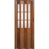 Drzwi wewnętrzne - Drzwi harmonijkowe CRYSTALLINE CLASSIC 288 84 x 203 cm jasny orzech - miniaturka - grafika 1