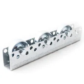 Pozostałe wyposażenie warsztatu - Rolka uniwersalna, nośność 20 kg, rozstaw 100 mm - miniaturka - grafika 1