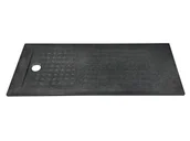 Brodziki prysznicowe - Brodzik Prysznicowy Prostokątny, Antypoślizgowy, Szary / Czarny, 170 X 70 Cm, Polski Producent / Idealstones - miniaturka - grafika 1