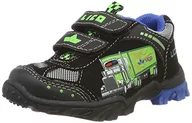 Buty dla chłopców - Lico Truck V Blinky Chłopcy Buty sneakersy, czarny/niebieski/cytrynowy, 25 EU - miniaturka - grafika 1
