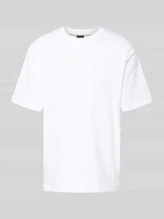 T-shirt o kroju relaxed fit z czystej bawełny - Koszulki męskie - miniaturka - grafika 1