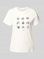 Koszulki i topy damskie - T-shirt o kroju regular fit z czystej bawełny - miniaturka - grafika 1