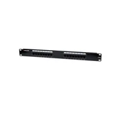 Switche - Intellinet Patch panel 1U Rack 19 Utp Cat5e 16-por - miniaturka - grafika 1