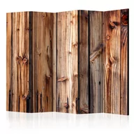 Parawany - Parawan 5-częściowy - Drewniana komnata II [Room Dividers] (rozmiar 225x172) - miniaturka - grafika 1