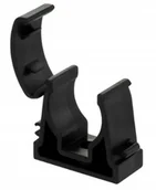 Pozostałe akcesoria sieciowe - Uchwyt Zamykany Uniwersalny UZU-25 Czarny 100szt - miniaturka - grafika 1