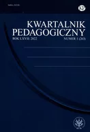 Czasopisma - Kwartalnik Pedagogiczny 2022/1 (263) - miniaturka - grafika 1