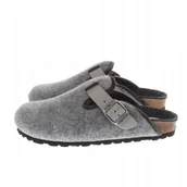 Kapcie męskie - Nonalion Kapcie Męskie Szare Wsuwane 37 2Z2G5* - miniaturka - grafika 1