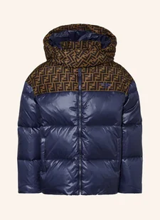 Fendi Kurtka Puchowa Z Odpinanym Kapturem gelb - Moda i Uroda OUTLET - miniaturka - grafika 1