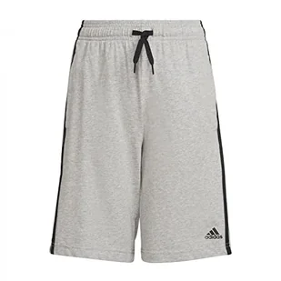 adidas Szorty chłopięce B 3s SHO, Medium Grey Heather/Black, 5-6 lat - Spodenki damskie - miniaturka - grafika 1