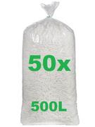 Akcesoria do pakowania - Chrupki ekologiczne Skropak 500 l biały 50 szt - miniaturka - grafika 1