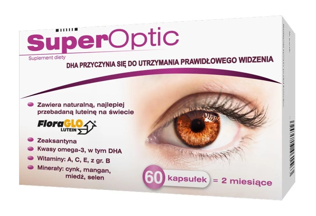 MEDANA PHARMA SPÓŁKA AKCYJNA Superoptic 60 Kapsułek