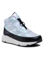 Buty dla dziewczynek - DeeZee Trzewiki CS5860-03 Srebrny - miniaturka - grafika 1