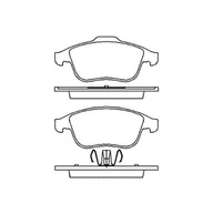 Klocki hamulcowe - Klocki hamulcowe - komplet BREMBO P 68 047X - miniaturka - grafika 1