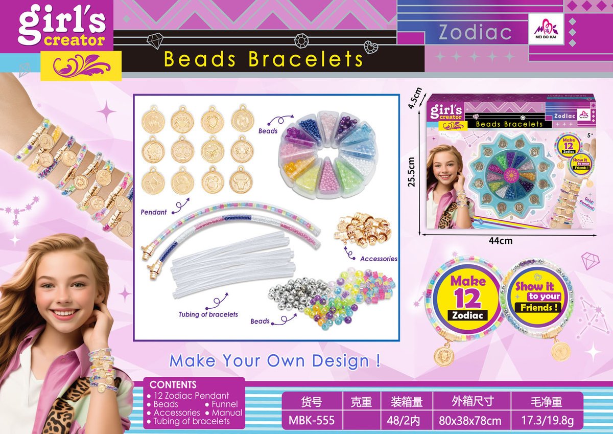 Kolorowy Magiczny Zestaw Bransoletek