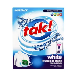 Proszek do prania białych tkanin, Tak!, 400 g - Środki do prania - miniaturka - grafika 1
