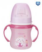 Kubki dla dzieci - Canpol babies EasyStart, Kubek treningowy, 120 ml, Sweet fun, Różowy królik - miniaturka - grafika 1