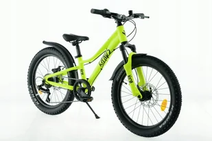 Rower dziecięcy 20″ Kands Nico amortyzowany żółty ALU 2024 - Rowery - miniaturka - grafika 1