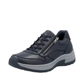 Półbuty męskie - Rieker Męskie buty sznurowane, niebieskie, 41 EU, niebieski, 41 EU - miniaturka - grafika 1