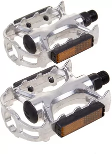 Pedały MTB MJP-932 aluminiowe srebrne - Pedały rowerowe - miniaturka - grafika 1