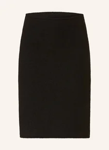 Selected Femme Spódnica Bouclé schwarz - Spódnice - miniaturka - grafika 1