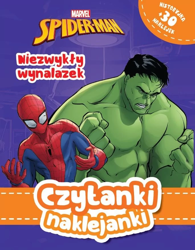 Czytanki naklejanki Niezwykły wynalazek Marvel Spider-Man