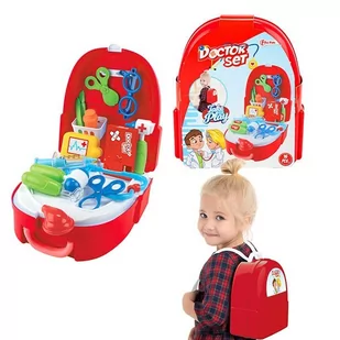 ZESTAW LEKARZA w PLECAKU Toi-Toys ORYGINAŁ Doctor play set - Zabawy w naśladowanie dorosłych - miniaturka - grafika 1