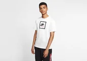 Koszulki męskie - Nike Sportswear Air Tee White - miniaturka - grafika 1