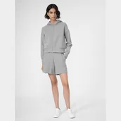 Spodenki damskie - Spodenki 4F 4FSS23TSHOF070 25S szary XS - miniaturka - grafika 1