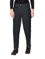 Spodnie rowerowe - Spodnie softshell damskie rowerowe Vaude Qimsa II - czarne - miniaturka - grafika 1