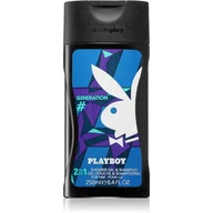 Żele pod prysznic dla mężczyzn - Playboy Generation For Him żel pod prysznic 250 ml - miniaturka - grafika 1
