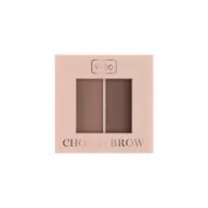 Akcesoria i kosmetyki do stylizacji brwi - Wibo Chosen Brow Powder cienie do brwi 01 - miniaturka - grafika 1