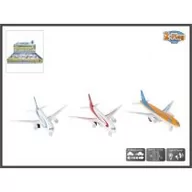 Samoloty i helikoptery - SAMOLOT MET DZWIE/SWIAT P/B 18CM Hipo - miniaturka - grafika 1