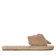 Espadryle damskie - Espadryle Manebi Sandals With Knot W 1.9 JK Beżowy - miniaturka - grafika 1