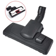 Akcesoria do odkurzaczy - Szczotka do odkurzacza uniwersalna 35 mm plastikowa z 2 kółkami, gniazdem kablowym do dywanów i adapterem, pasująca do odkurzaczy AEG i Siemens - miniaturka - grafika 1