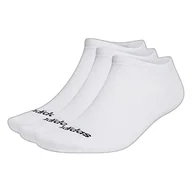 Skarpetki damskie - adidas, T Lin Low 3P, skarpety, biały/czarny, M, uniseks - bambino - miniaturka - grafika 1