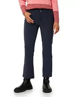 Spodnie damskie - Street One Damskie spodnie materiałowe Boot Cut, Deep Blue, 36W / 28L - miniaturka - grafika 1