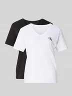 Koszulki i topy damskie - T-shirt z nadrukiem z logo - miniaturka - grafika 1