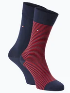 Skarpetki męskie - Tommy Hilfiger Skarpety pakowane po 2 szt. Mężczyźni Bawełna niebieski jednolity, 39-42 - miniaturka - grafika 1