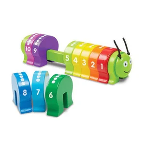 Melissa&Doug zabawka edukacyjna Licząca Gąsienica - Układanki dla dzieci - miniaturka - grafika 2