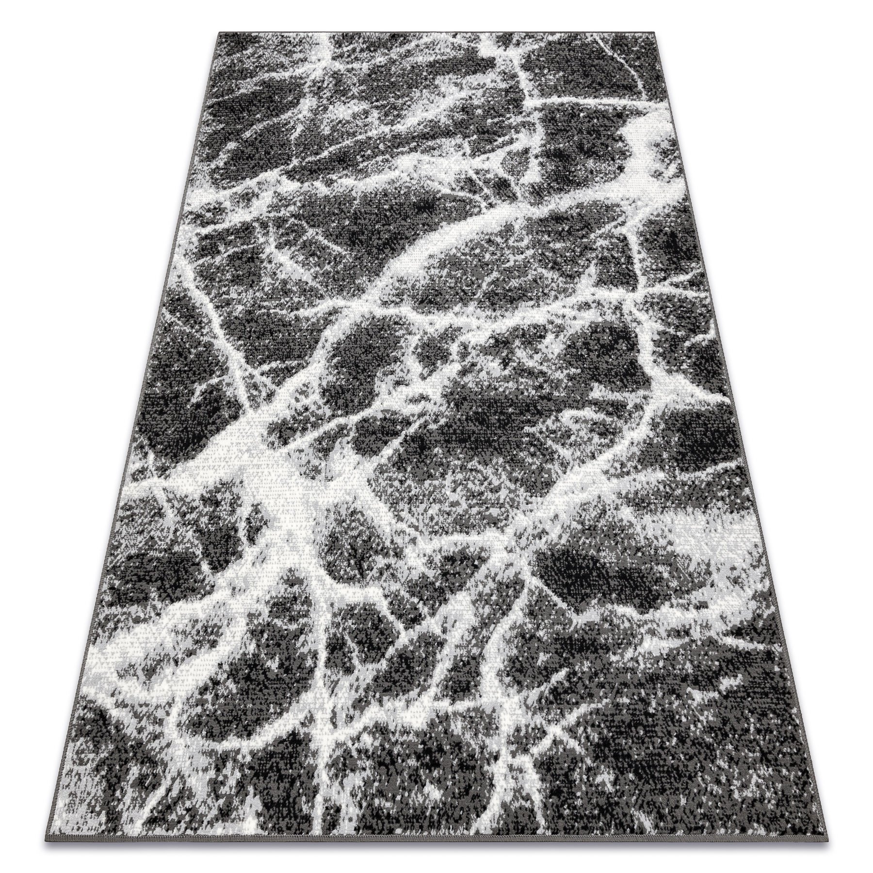 Dywan BCF Morad MARMUR - antracyt / czarny szary 160x220 cm