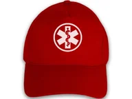 Czapki męskie - Czapka classic ESKULAP - czerwona - miniaturka - grafika 1