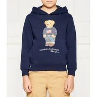 Bluzy dla chłopców - POLO RALPH LAUREN Bluza LSPOHOODM14 | Regular Fit - miniaturka - grafika 1