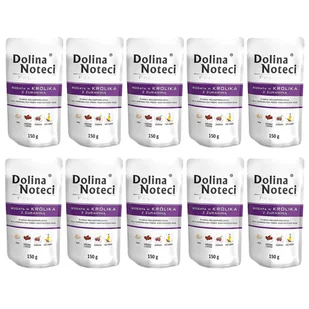 Dolina Noteci Premium Królik z żurawiną 10x150g - Mokra karma dla psów - miniaturka - grafika 1