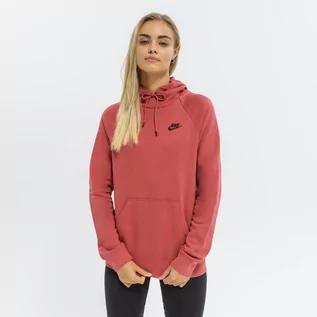 Bluzy damskie - NIKE BLUZA Z KAPTUREM W NSW ESSNTL FLC PO - grafika 1