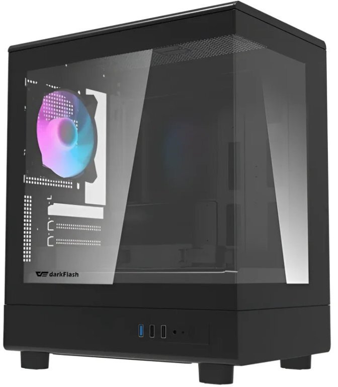 Obudowa Darkflash Obudowa komputerowa Darkflash DB330M + 3 wentylatory czarna DB330M Black +3F